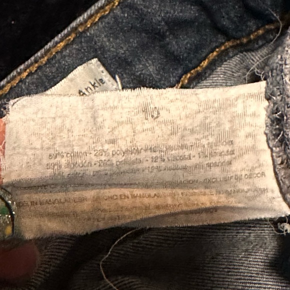 Anne Klein High Rise Skinny Ankle Jeans 10 - Picture 9 of 12